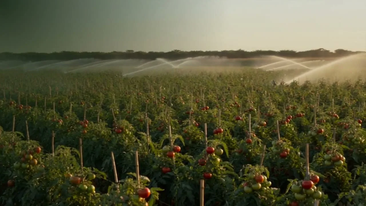 A tomato's journey from an Indian field to a family dinner table