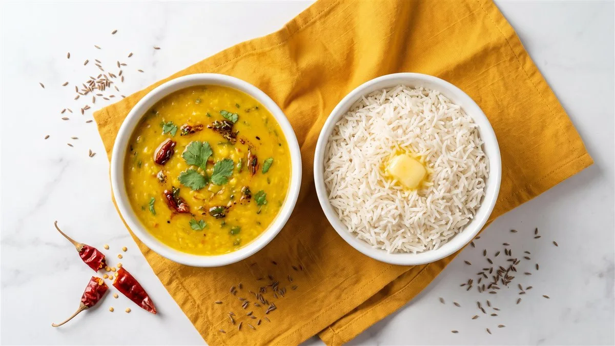 Dal Tadka with Rice