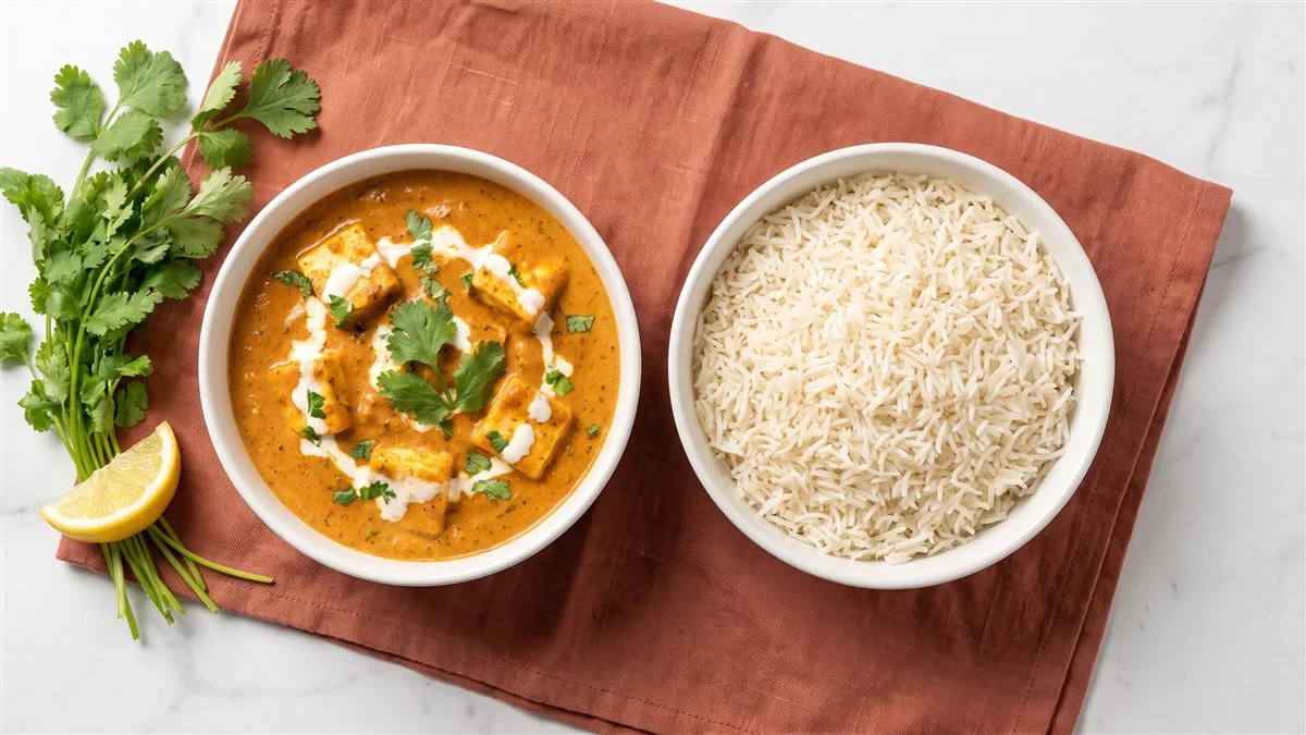 Paneer Tikka Masala with Rice