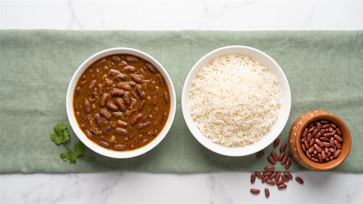 Rajma Masala with Rice